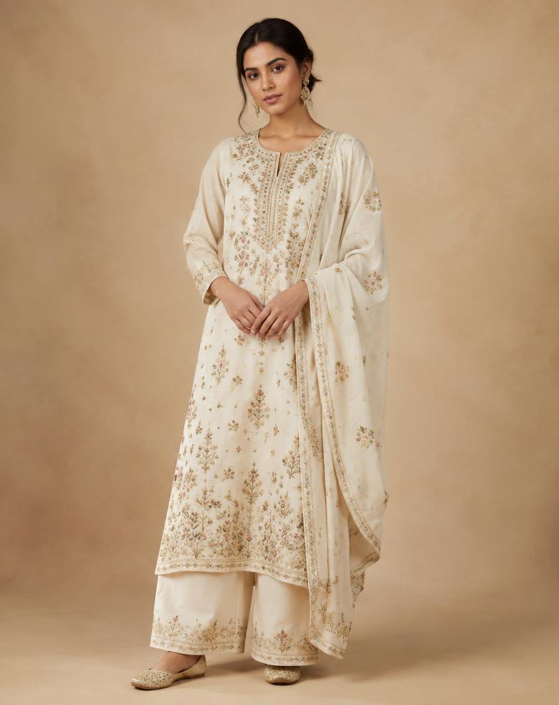 Floral A-Line Kurti alternate view